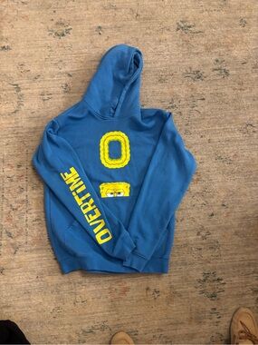SpongeBob Squarepants Blue Hoodie with Yellow Graphic